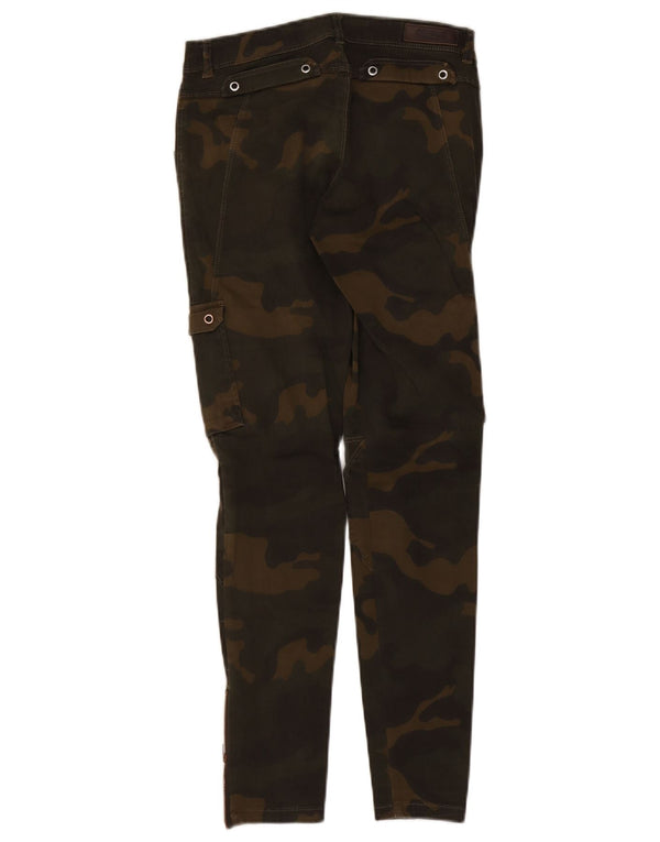 Zara ženske Trafaluc Slim Cargo hlače EU 36 XS W26 L29 Kaki kamuflažne