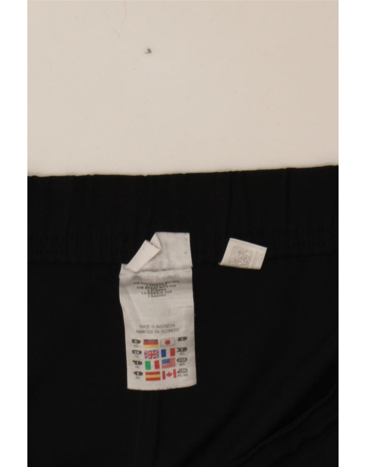 ADIDAS Womens Tracksuit Trousers UK 14 Large Black Polyester Vintage Adidas and Second-Hand Adidas from Messina Hembry 