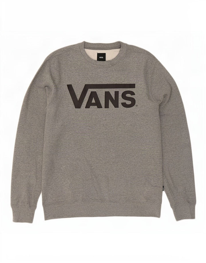 Vans muška majica s grafičkim motivima, srednje siva s mrljama