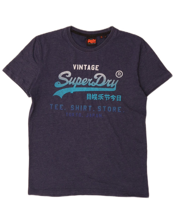 Velika muška majica s grafičkim motivima Superdry, tamnoplava