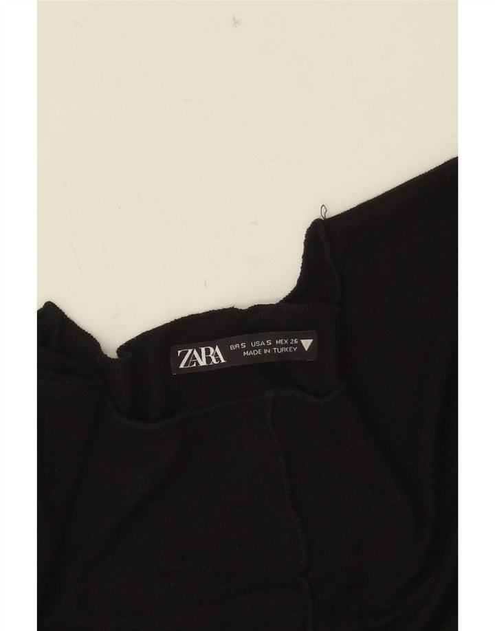 Zara ženski kratki rukav dugih rukava UK 8 Mala crna