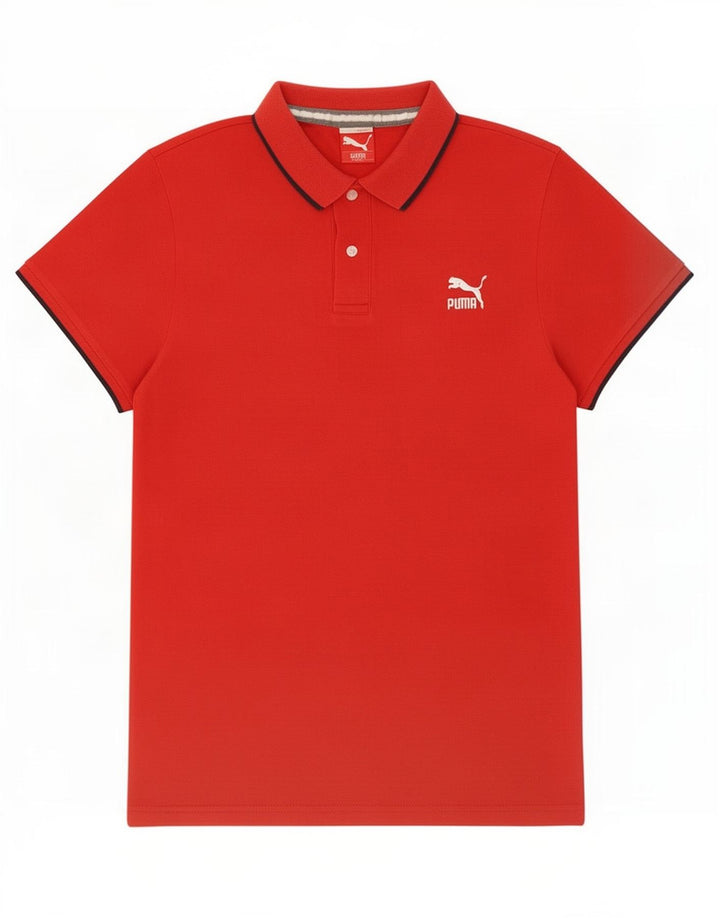 Puma muška polo majica Large Red Cotton