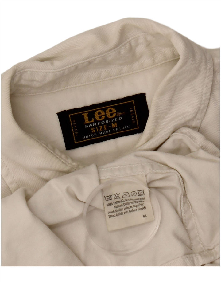 Lee ženska traper košulja UK 14 Srednje bijeli pamuk