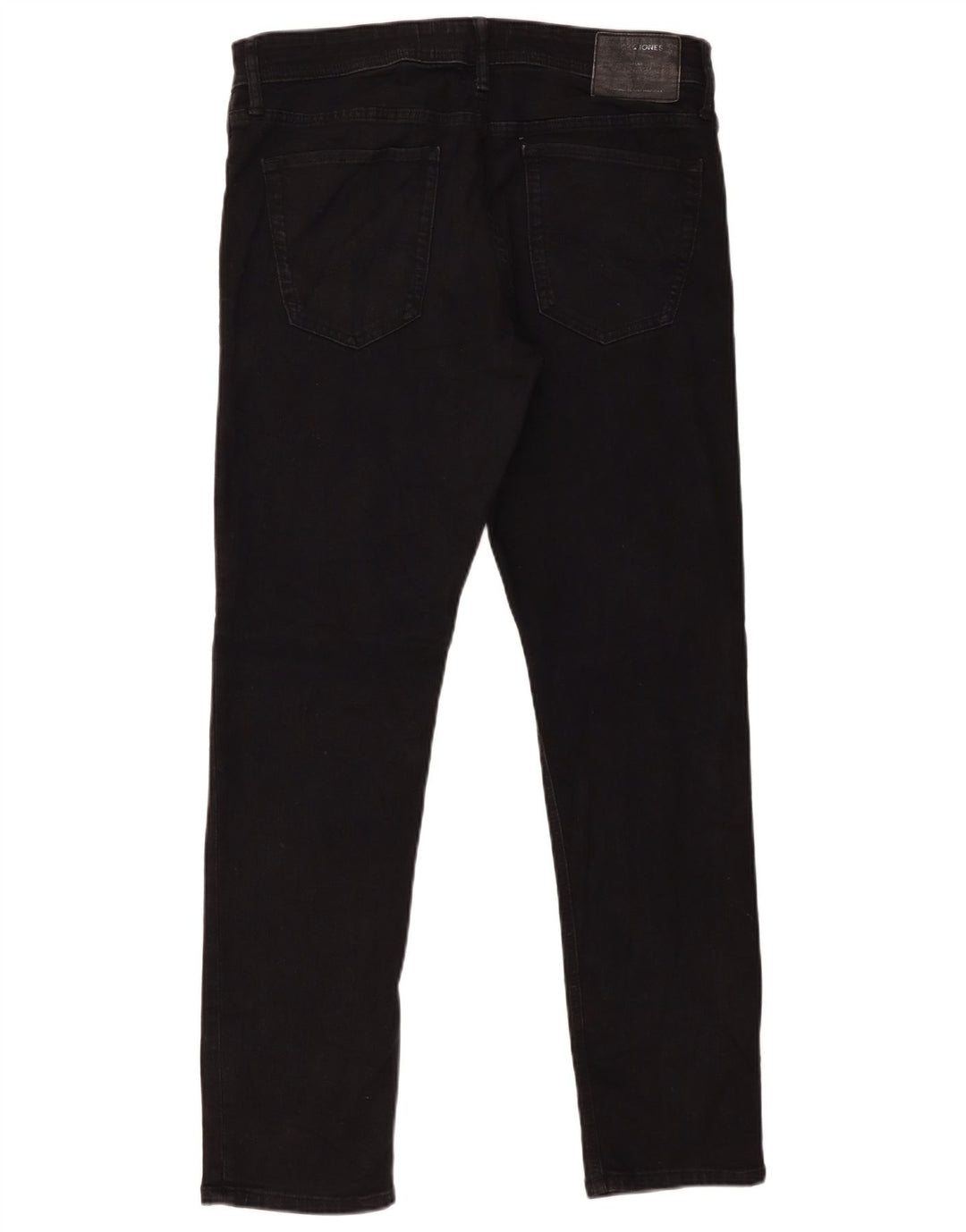 Jack & Jones muške uske traperice W34 L32 crni pamuk