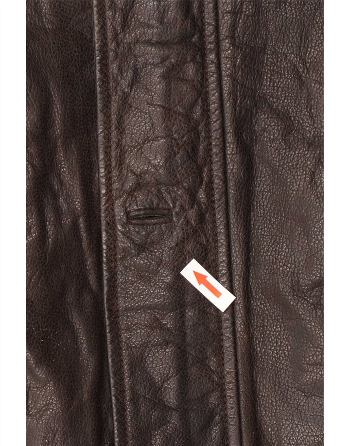 Cortefiel muška kožna jakna IT 50 Large Brown Classic