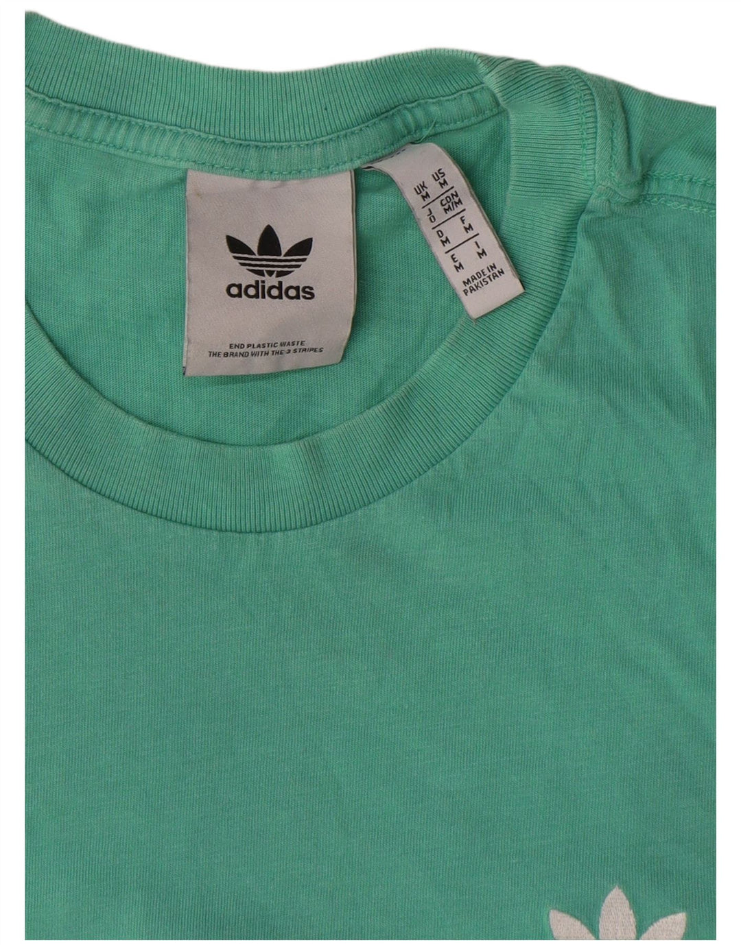 Adidas muška majica s grafičkim motivima srednje tirkizne boje pamuka