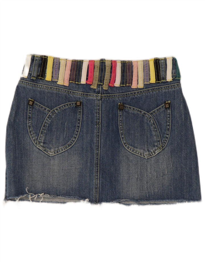 Dsquared2 ženska mini traper suknja IT 42 srednje W30 pamuk plave boje