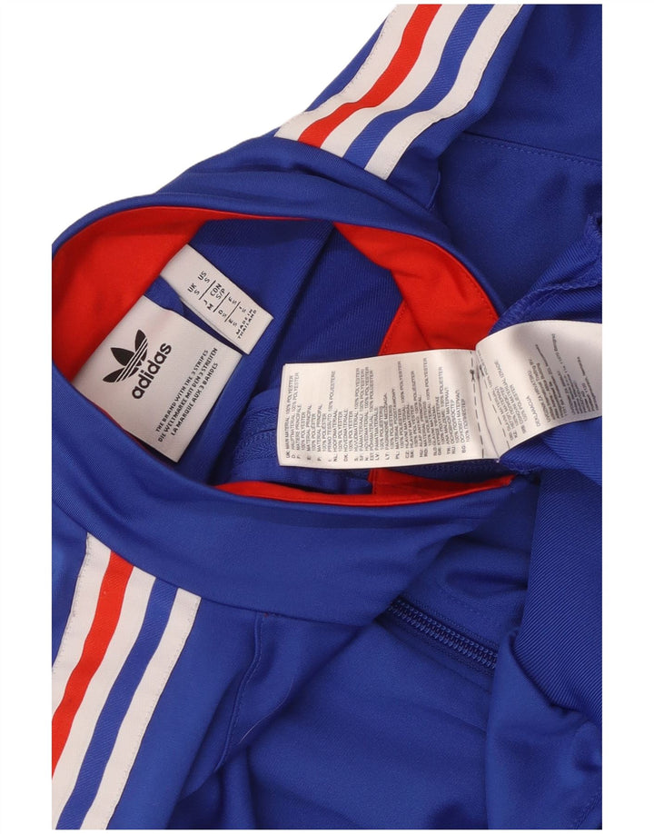 Adidas muška gornja jakna trenirke Mala plava poliesterska boja