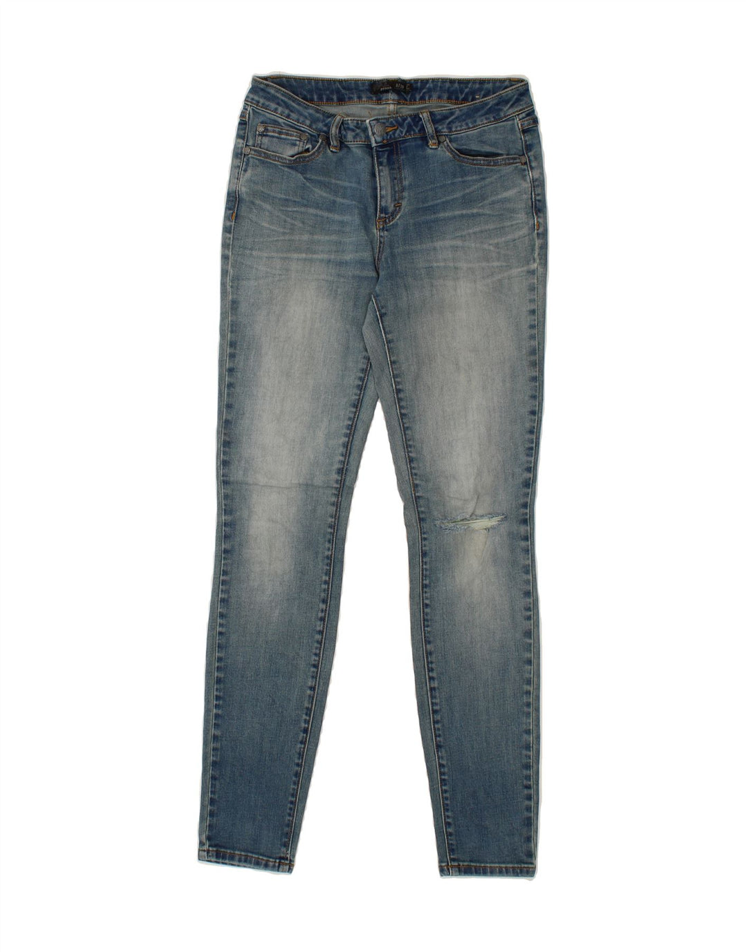 PRANA Womens Distressed Skinny Jeans US 8 Medium W29 L30  Blue Vintage Prana and Second-Hand Prana from Messina Hembry 
