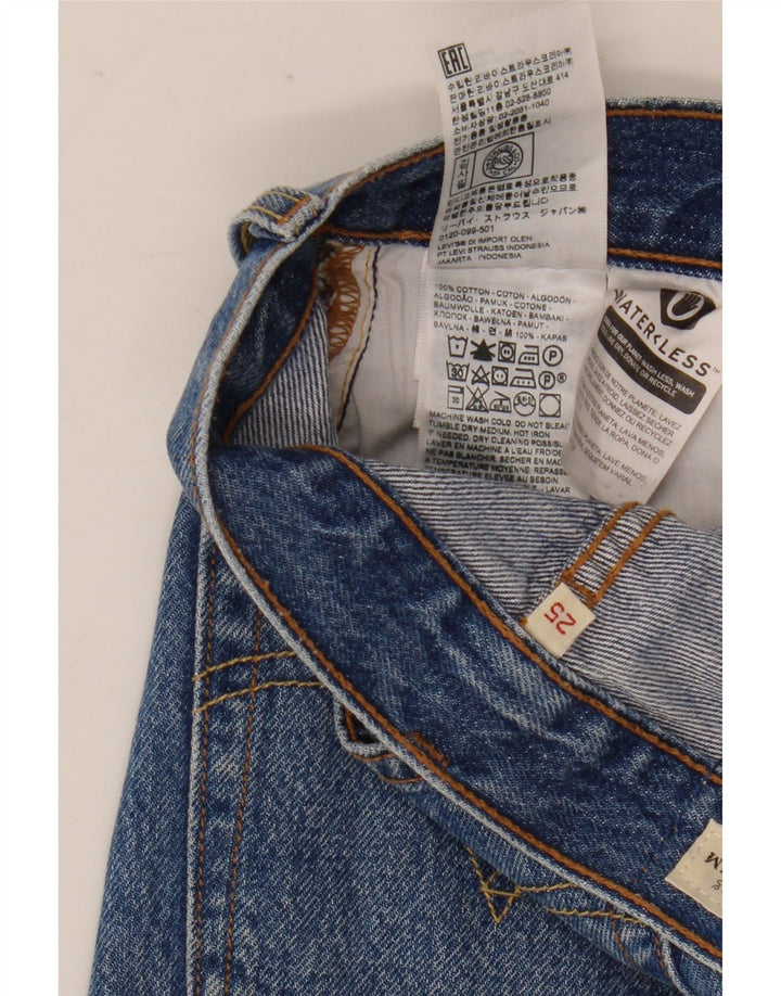 Levi's ženska traper suknja W25 XS plavi pamuk