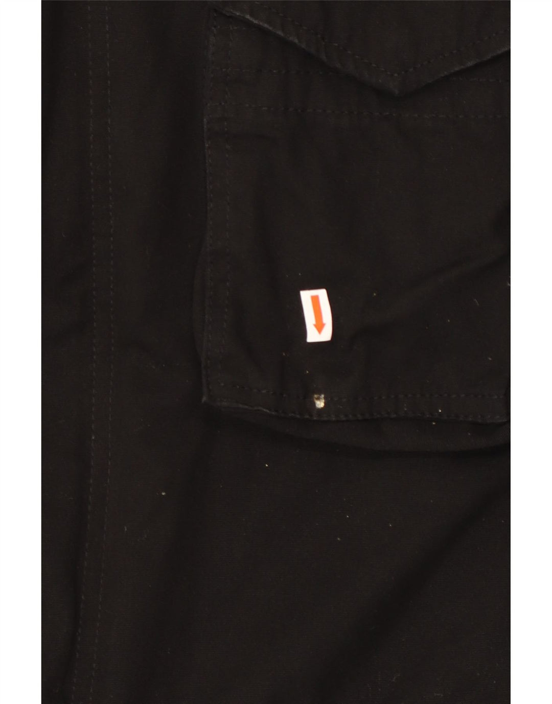 BRANDIT muška grafička vojna jakna s kapuljačom UK 40 velika crna poliester