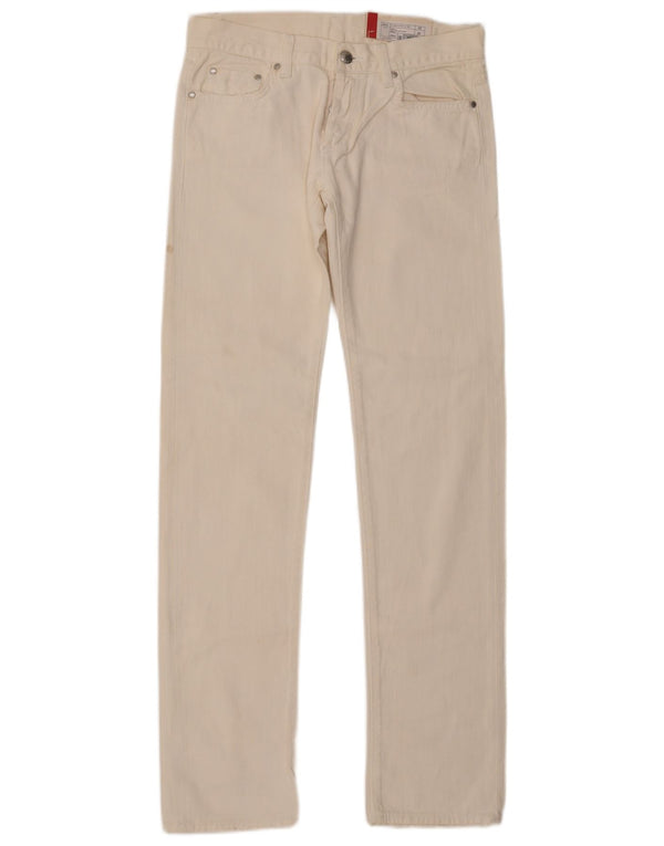 Gap Womens Slim Jeans W28 L34 Off White Cotton