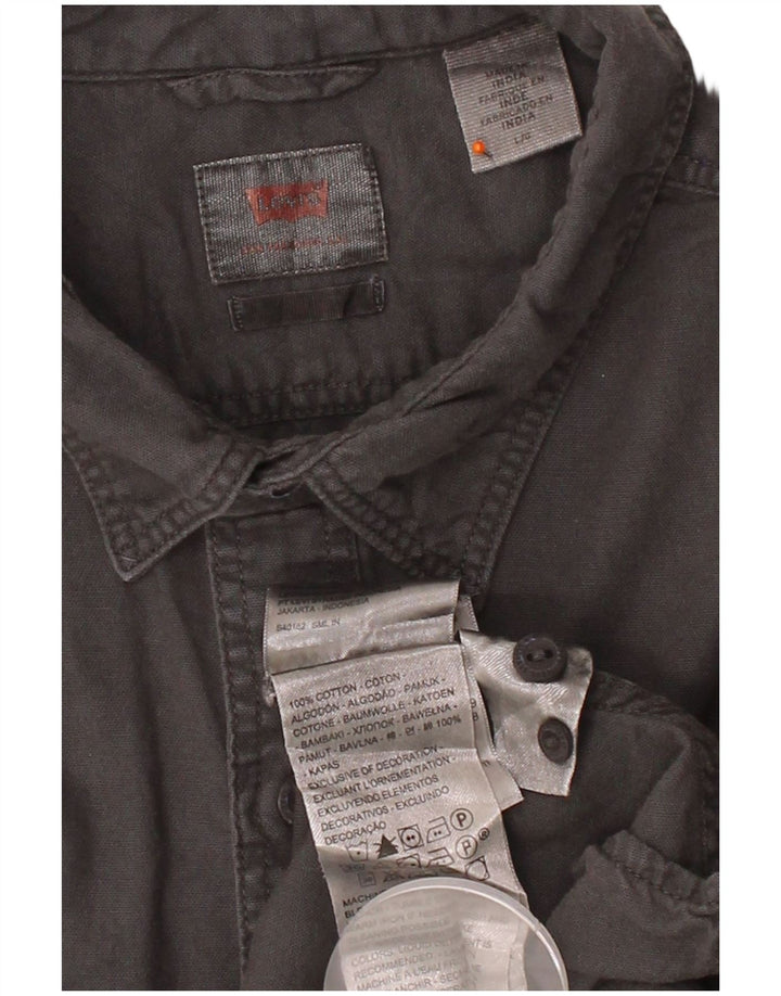 LEVI'S Boys Shirt 15-16 Years Large Grey Cotton