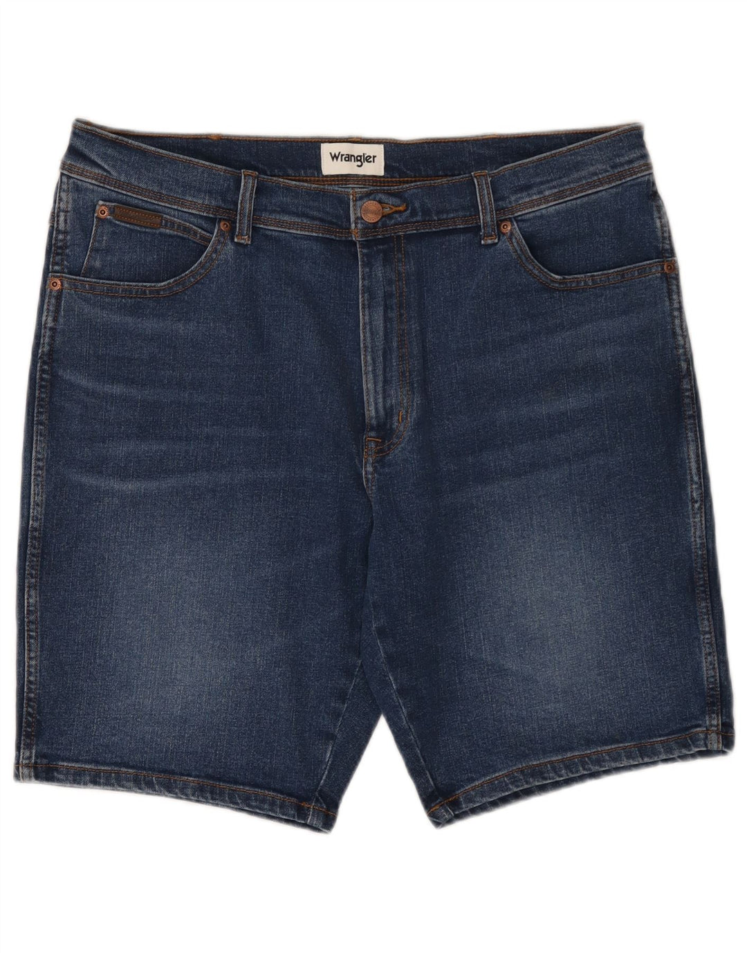 Wrangler muške traper kratke hlače W36 veliki tamnoplavi pamuk
