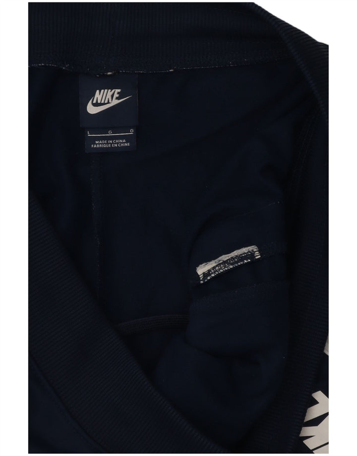 Nike muške trenirke Hlače Joggers Large tamnoplavi Colourblock poliester