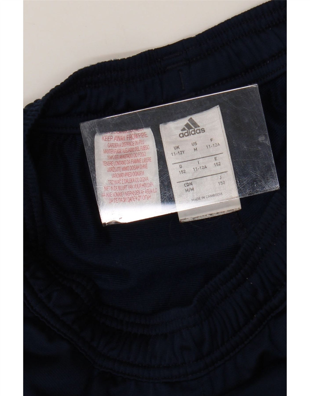 ADIDAS Hlače za trenirku za dječake 11-12 godina tamnoplavi poliester