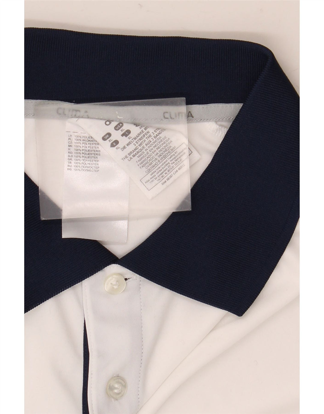 Adidas muška polo majica XL bijeli poliester u boji