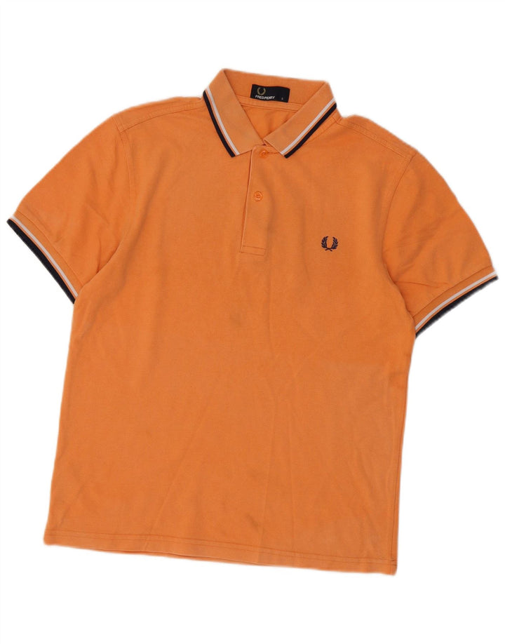 FRED PERRY Muška polo majica Mala narančasta pamučna