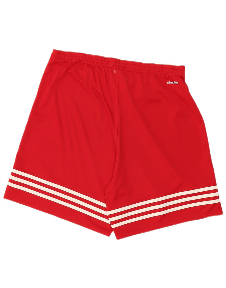 Adidas muške sportske kratke hlače Climalite veliki crveni poliester