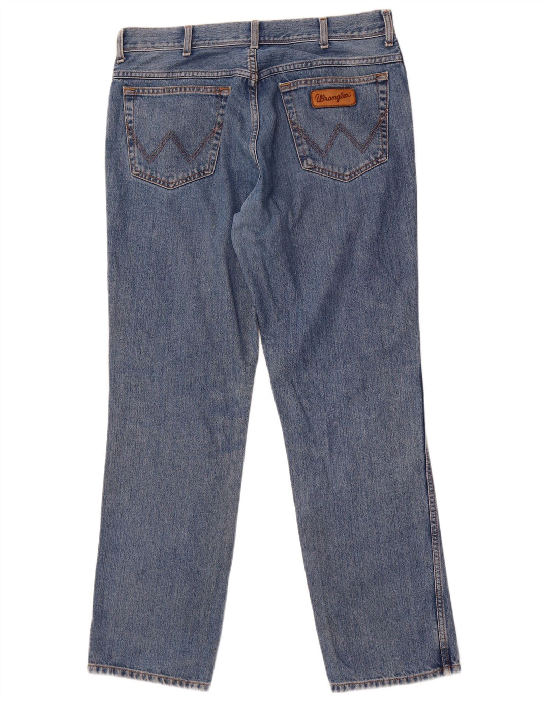 Wrangler Muške Texas Straight Jeans W36 L32 Plavi pamuk