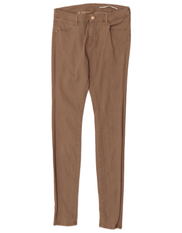 Zara ženske uske ležerne hlače srednjeg rasta EU 36 XS W26 L30 bež