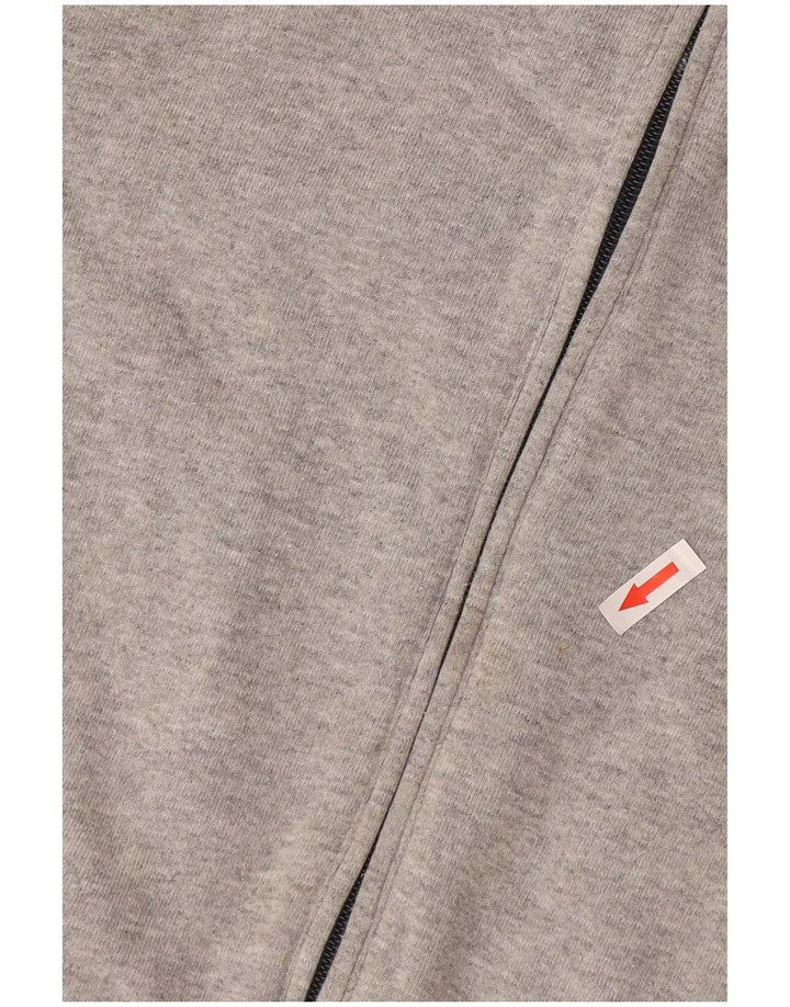 Gornja jakna muške trenirke Champion srednje sive boje, pamuk