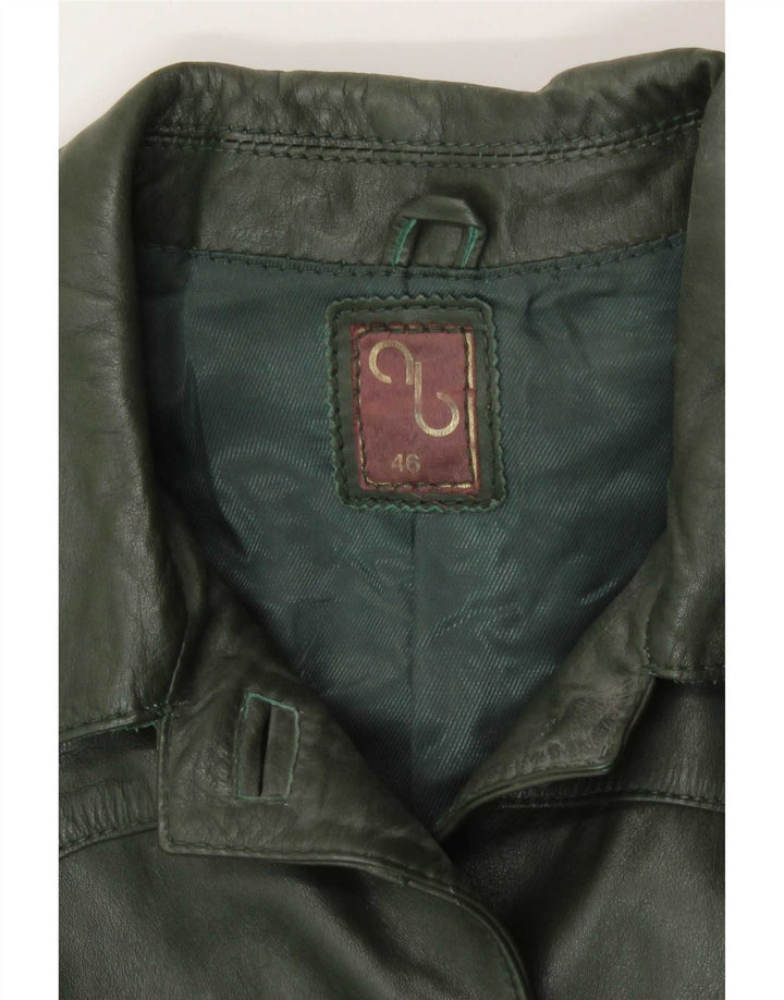 Vintage ženska kožna jakna IT 46 Large Green