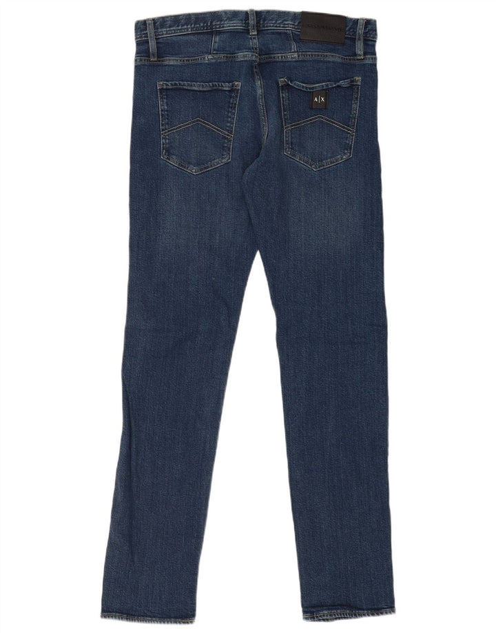 Armani Exchange ženske uske traperice W32 L34 plavi pamuk