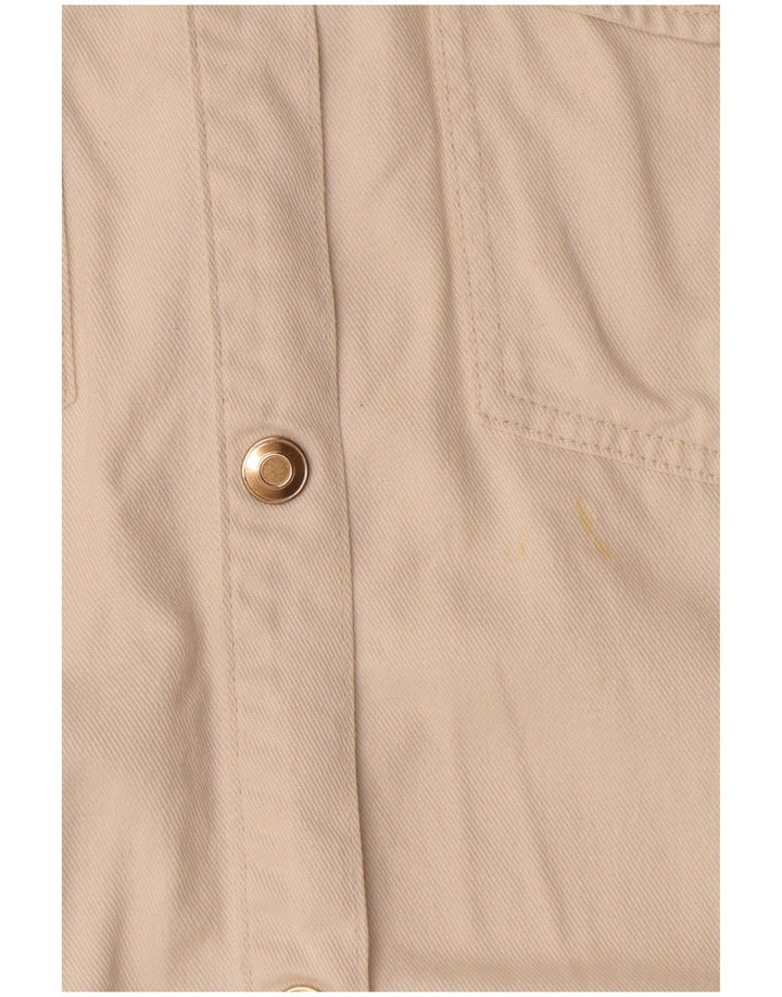 Zara ženska bomber jakna UK 10 Small Off White Cotton