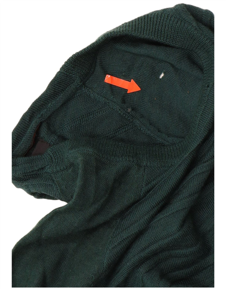 CARRERA ženski džemper s morskim izrezom UK 14 srednje zelene pruge