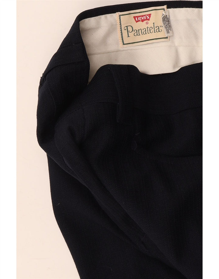 LEVI'S ženske ravne ležerne hlače W34 L29 tamnoplave