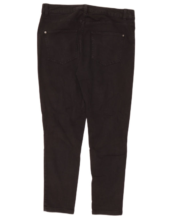Marks & Spencer ženske super uske traperice UK 14 Large W32 L26 crni pamuk