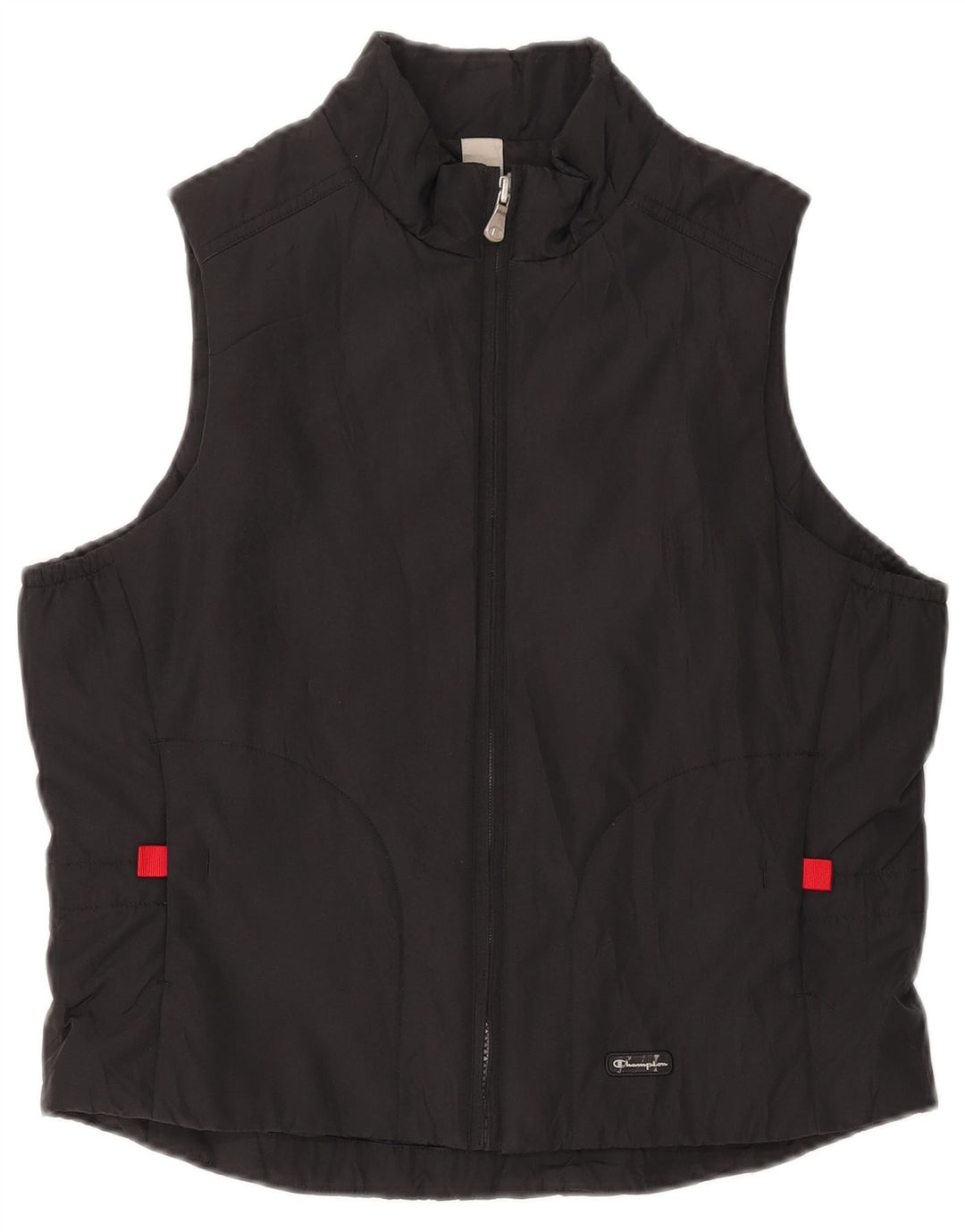 CHAMPION Womens Gilet UK 10 Small Black Polyester