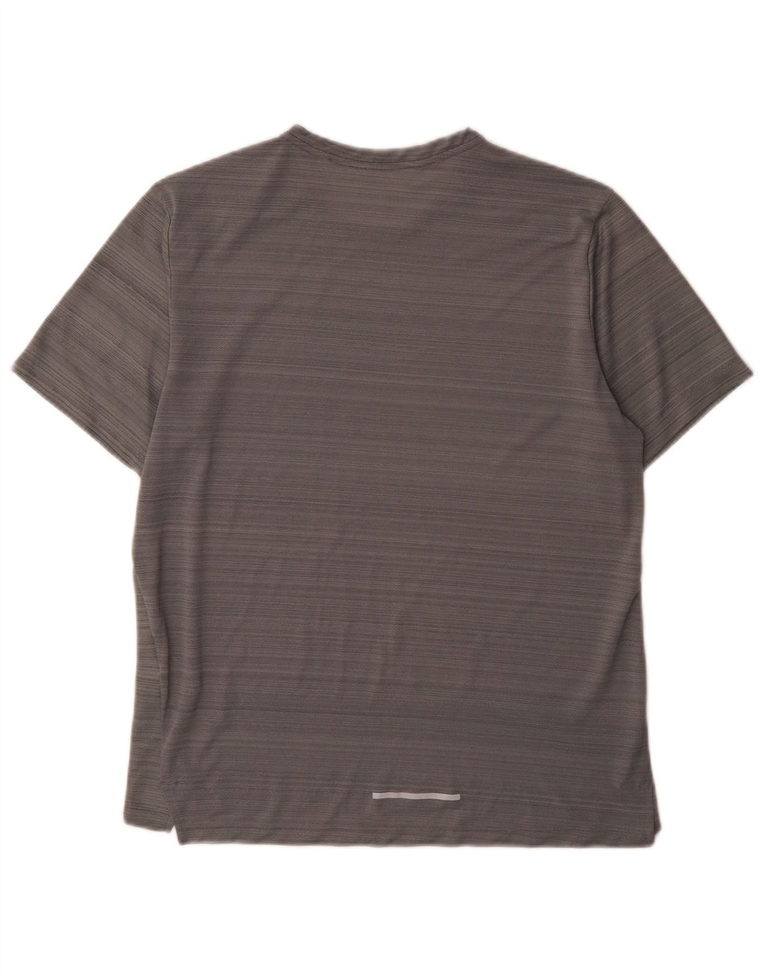 Nike Dri Fit T-Shirt Top srednje sivi prugasti poliester