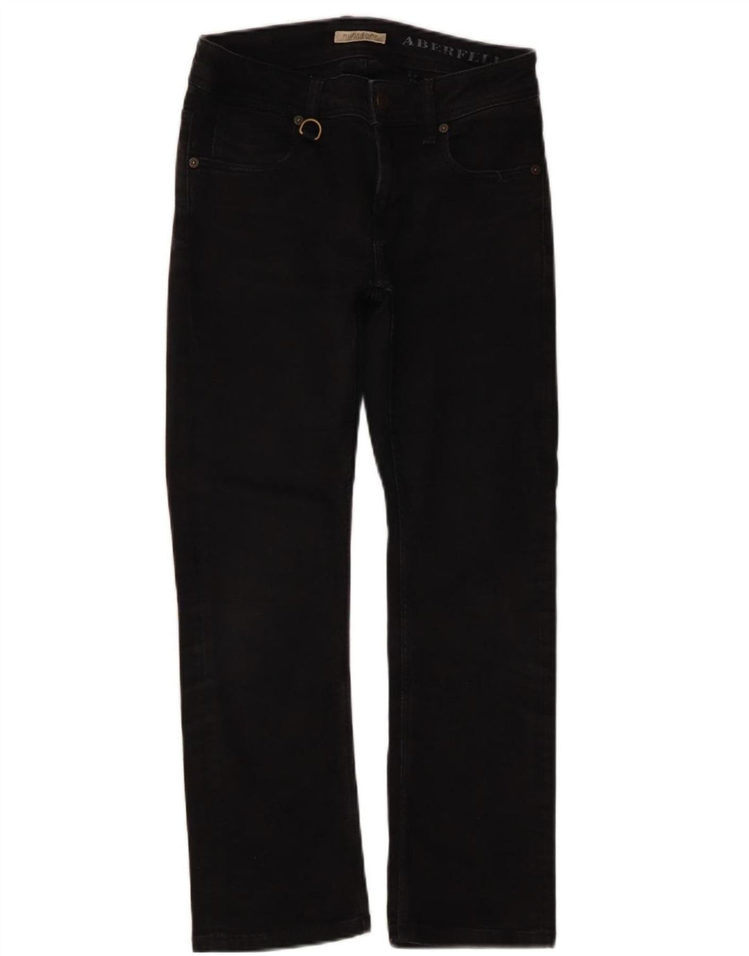 Burberry ženske ravne traperice W26 L25 crni pamuk