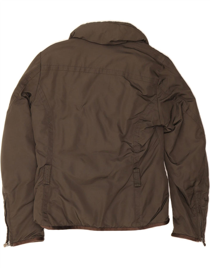 PEUTEREY Womens Utility Jacket IT 40 Small Brown Polyester Vintage PEUTEREY and Second-Hand PEUTEREY from Messina Hembry 