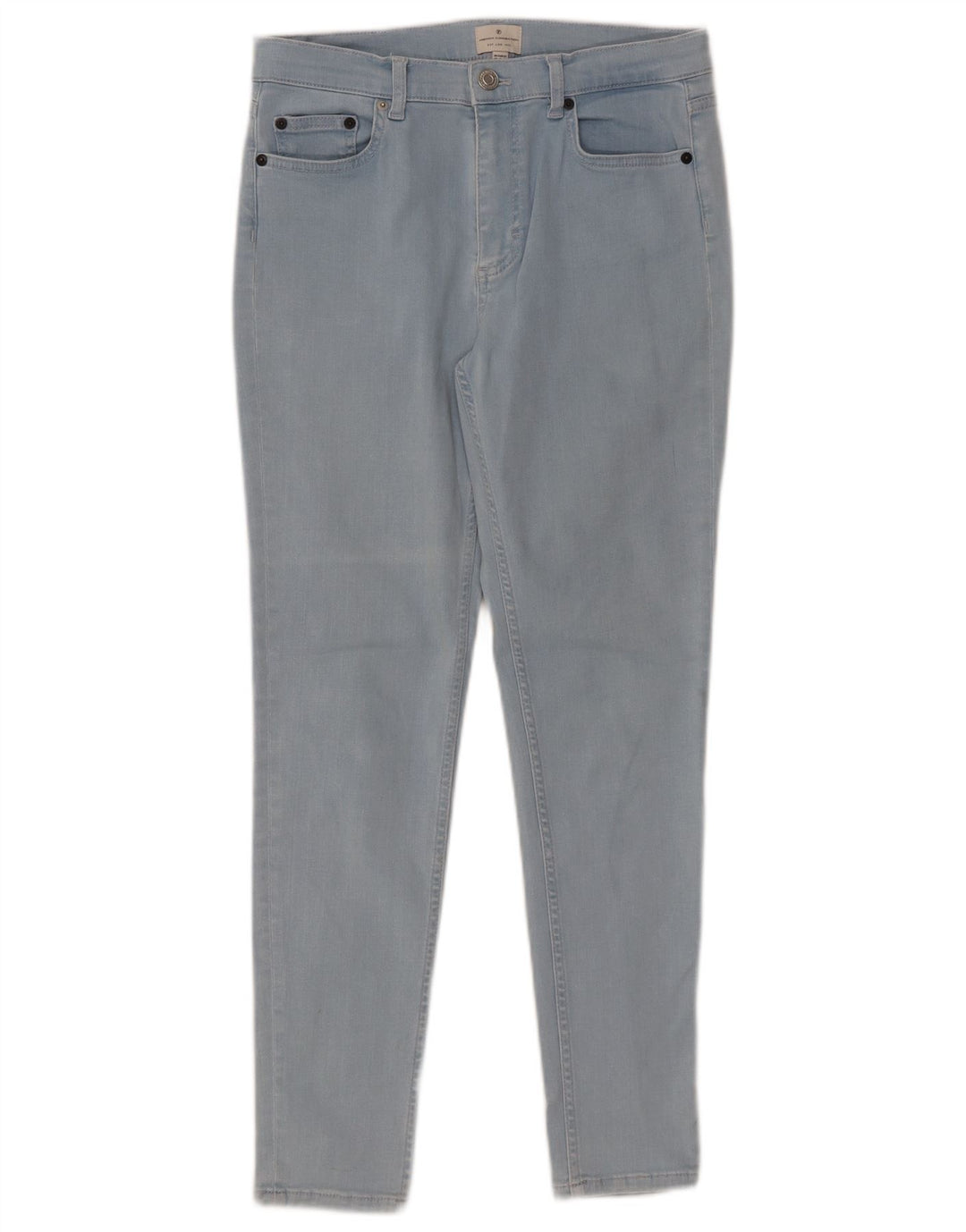 FRENCH CONNECTION Ženske uske traperice UK 12 srednje W30 L28 plavi pamuk