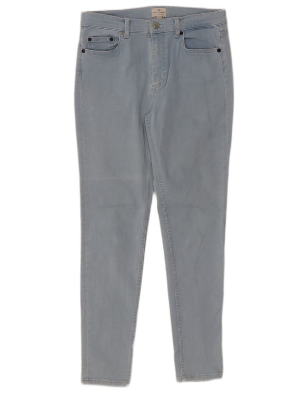 FRENCH CONNECTION Ženske uske traperice UK 12 srednje W30 L28 plavi pamuk