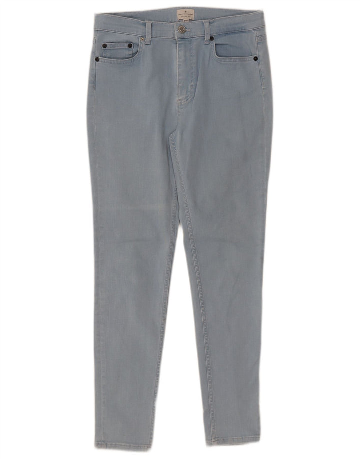 FRENCH CONNECTION Ženske uske traperice UK 12 srednje W30 L28 plavi pamuk