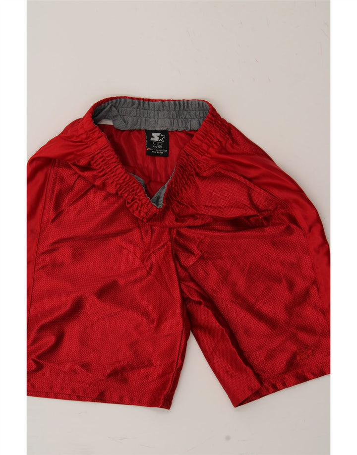 STARTER Boys Sport Shorts 10-11 Years Large Red Vintage Starter and Second-Hand Starter from Messina Hembry 