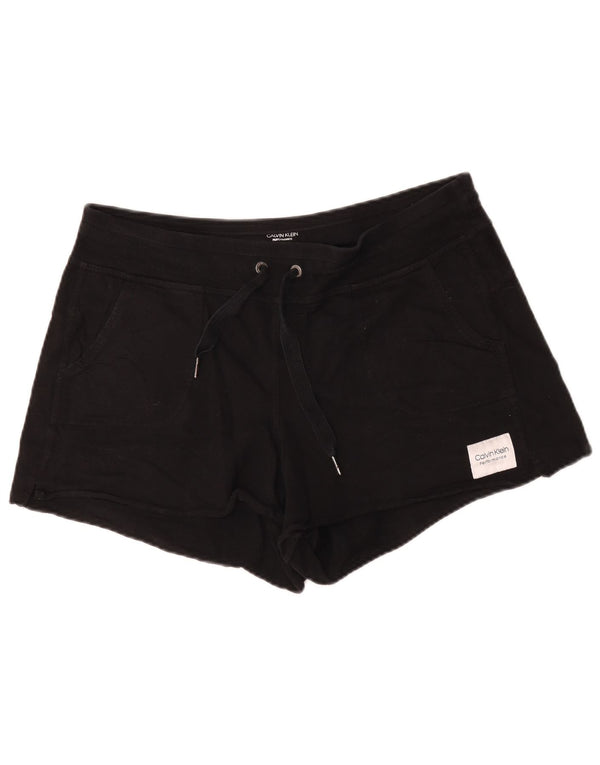 Calvin Klein ženske sportske kratke hlače UK 18 XL crni pamuk