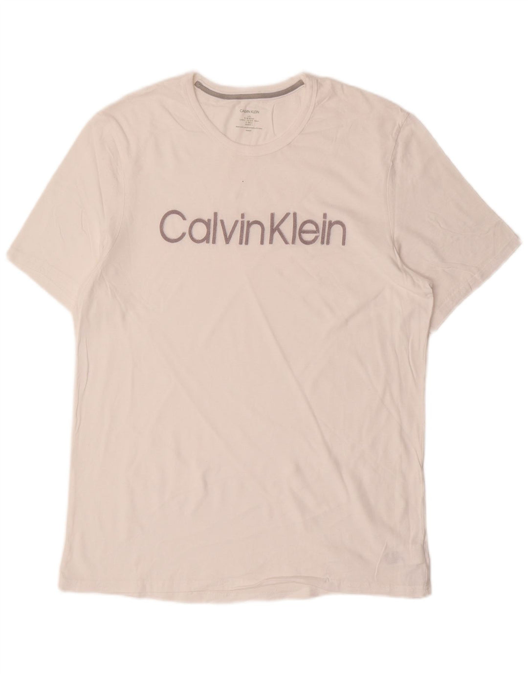 Velika bijela muška majica s grafičkim motivima Calvin Klein