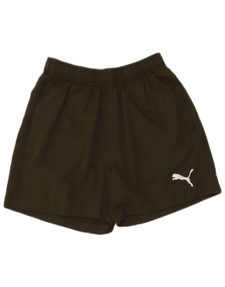 Puma ženske sportske kratke hlače UK 12 Srednje zeleni poliester