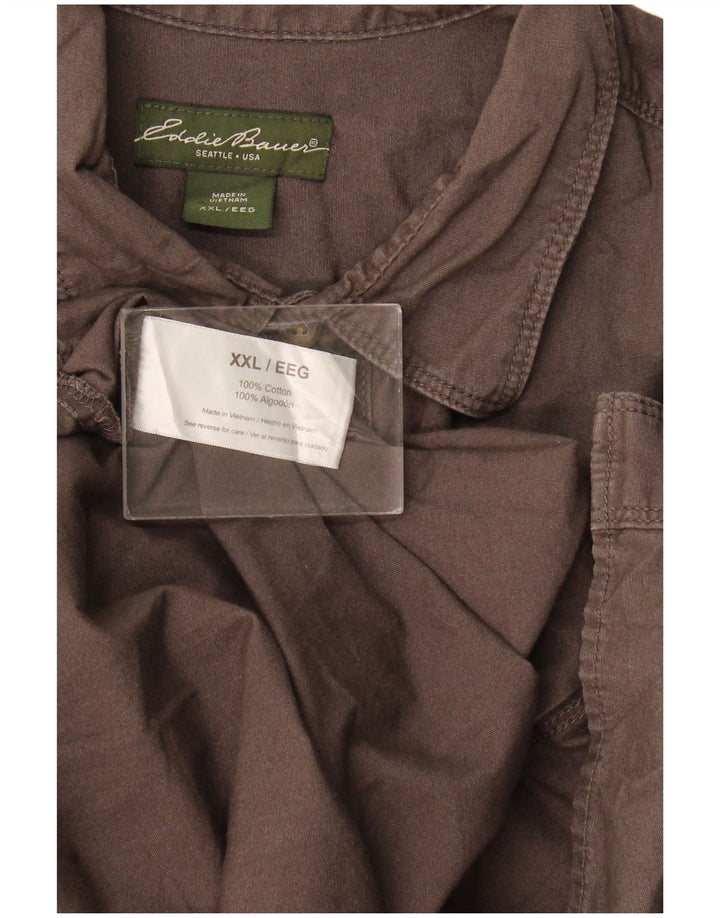 Eddie Bauer muška košulja 2XL smeđi pamuk