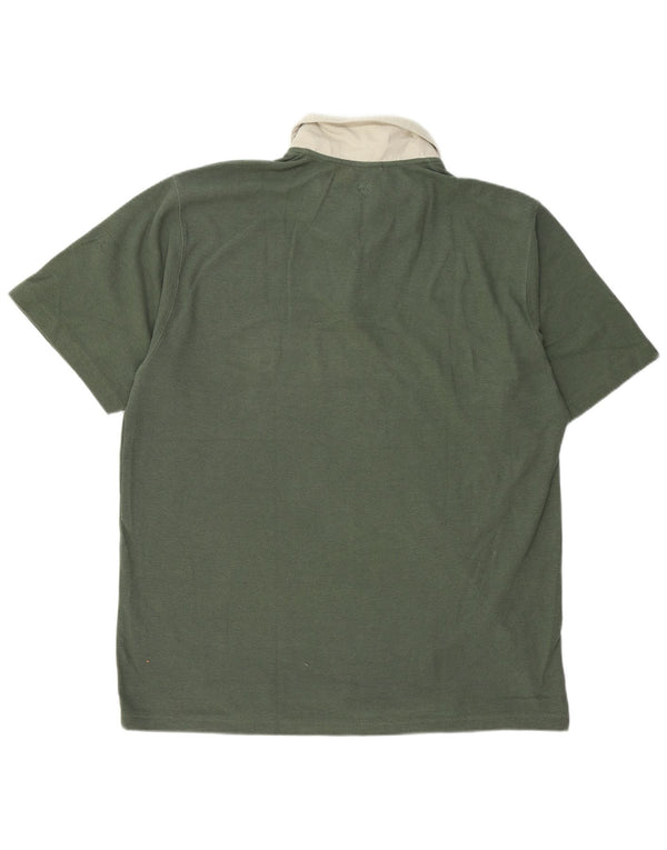 ADIDAS muška polo majica za ragbi UK 48/50 XL zeleni pamuk