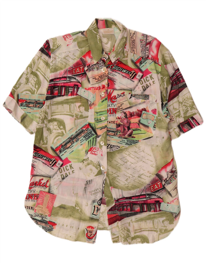 VERSE Ženska grafička košulja bluza EU 40 srednje raznobojna patchwork