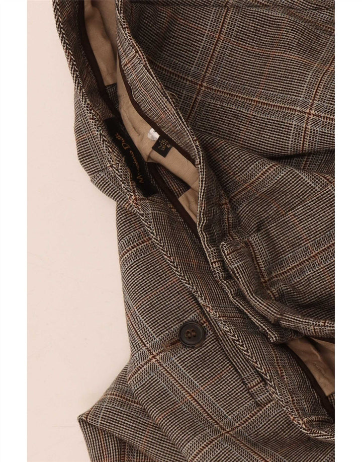 Ženske chino hlače Massimo Dutti EU 38 male W28 L30 sive houndstooth