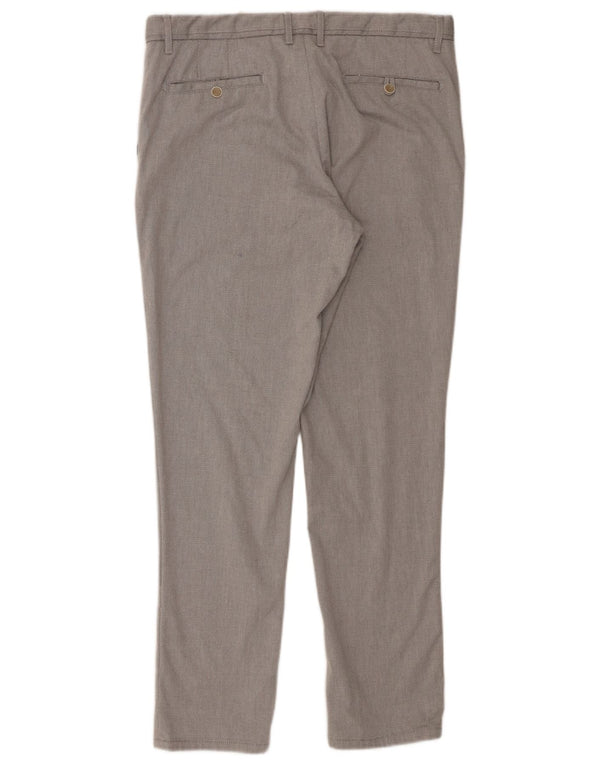 Zara muške uske chino hlače EU 44 Large W34 L30 Sivi pamuk