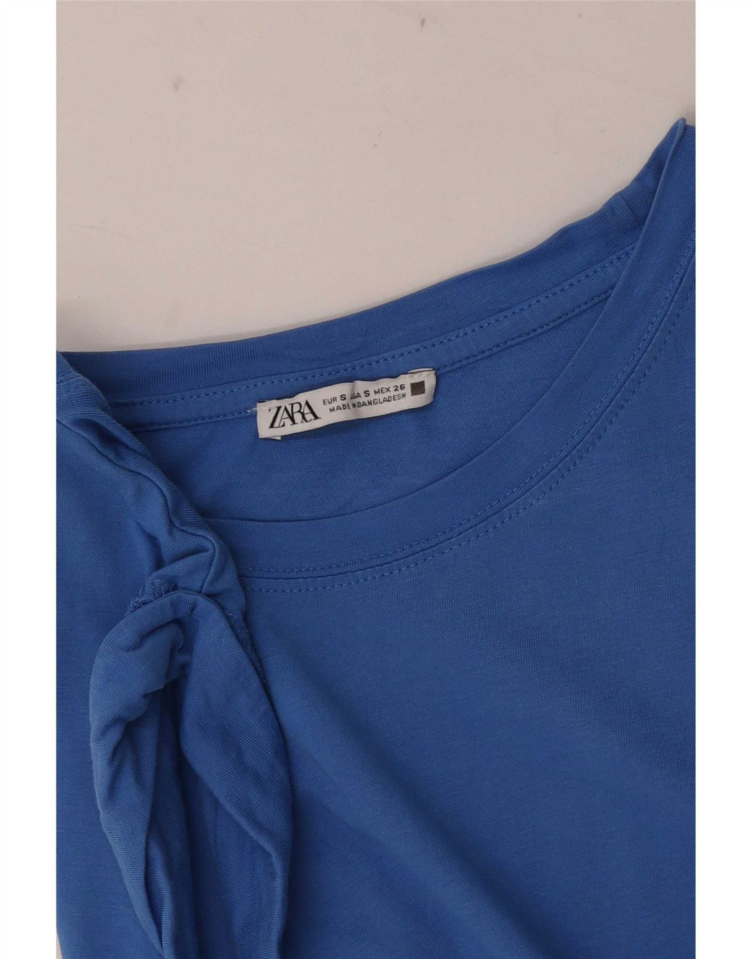 Zara ženski gornji dio bluze bez rukava UK 10 Small Blue