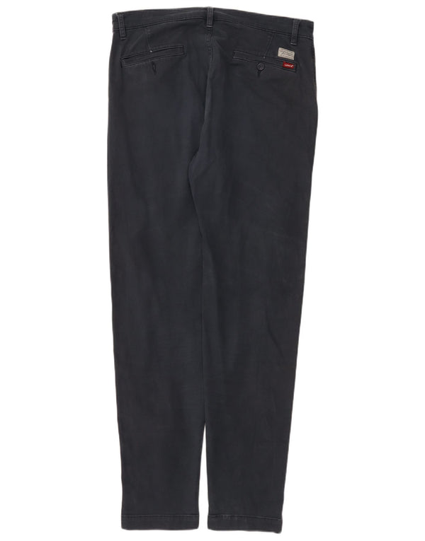 Levi's standardne muške sužene chino hlače W34 L34 tamnoplavi pamuk